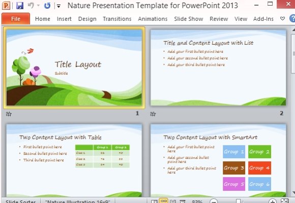 nature presentation template for powerpoint 2013 nature presentation template for powerpoint 2013, Presentation templates