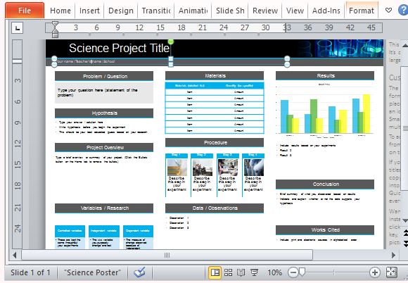 science poster project template for powerpoint