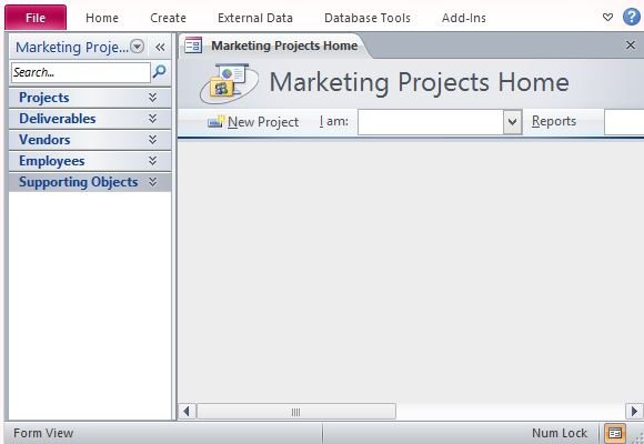 desktop marketing project management database template for access access project management database