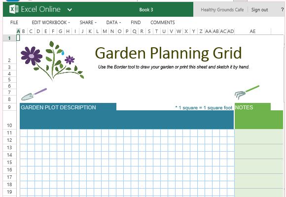 Free Garden Planner Template For Excel Online on Smallblueprinter Garden Planner
 id=57988