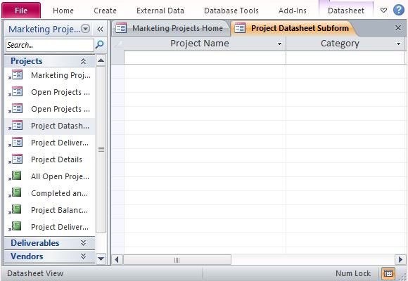 Desktop Marketing Project Management Database Template For Access Access Database Project Management Templates