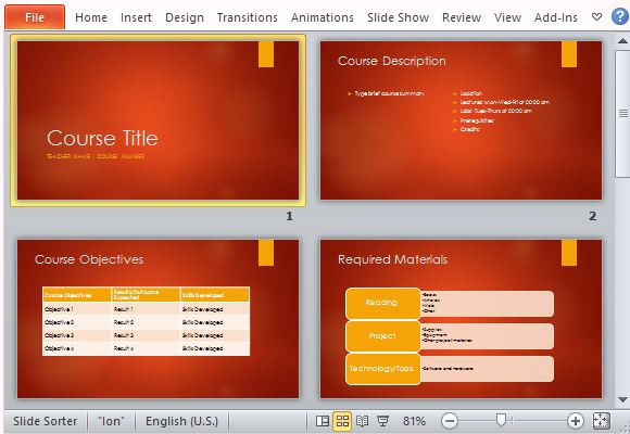 academic-course-overview-powerpoint-template