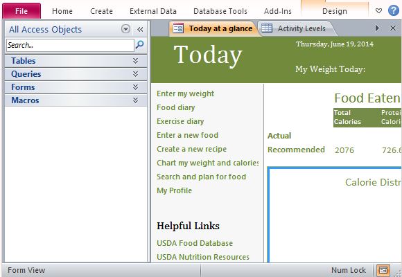 access recipe database template koni polycode co