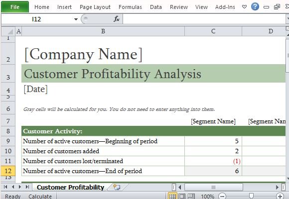 how to easily perform a customer profitability analysis in excel customer profitability