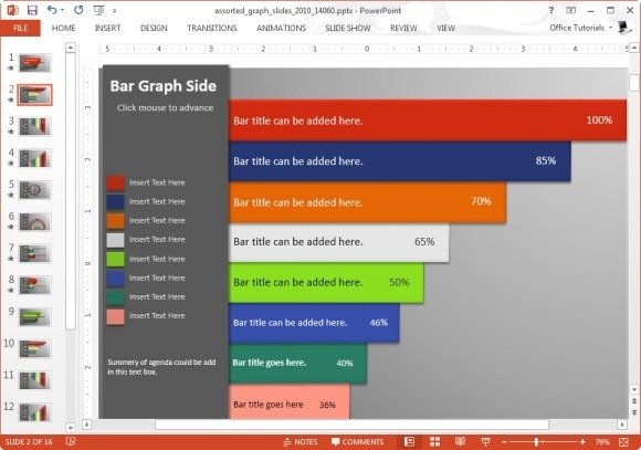 animated graph template for powerpoint graph templates