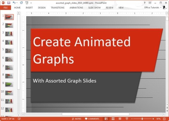 animated graph template for