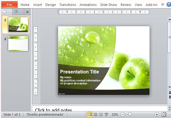 powerpoint restaurant menu template free