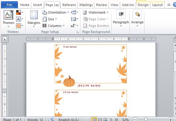 best thanksgiving templates for microsoft word