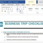 Professionally Designed and Functional Business Trip Checklist