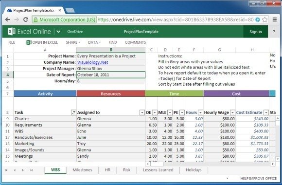 Free Excel Project Management Templates Smartsheet