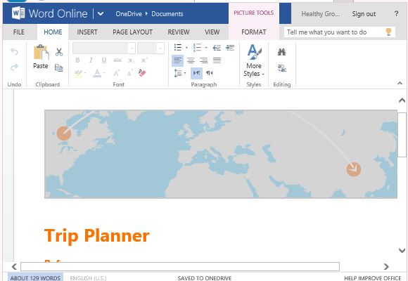 free trip planner template for word online