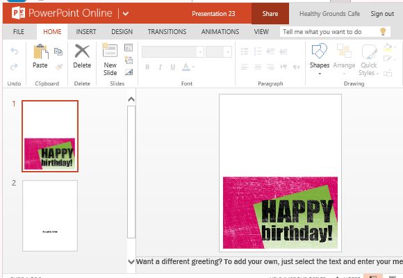 birthday invitation maker templates for powerpoint