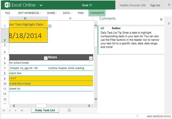 just follow the notes on how to highlight the daily tasks fppt