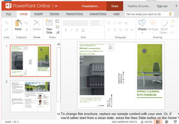 publicize your business with business brochure maker template