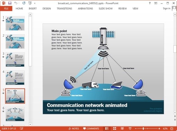 satellite powerpoint