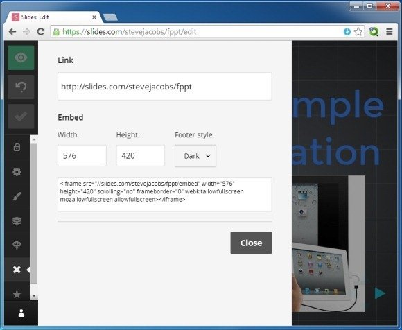 create broadcast and share