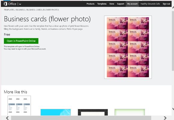 Business Cards Maker Template For PowerPoint Business Cards Maker Template For PowerPoint