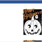 Beautifully Designed Greeting Card for Halloween