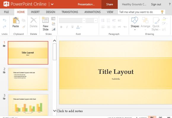 wisp theme powerpoint
