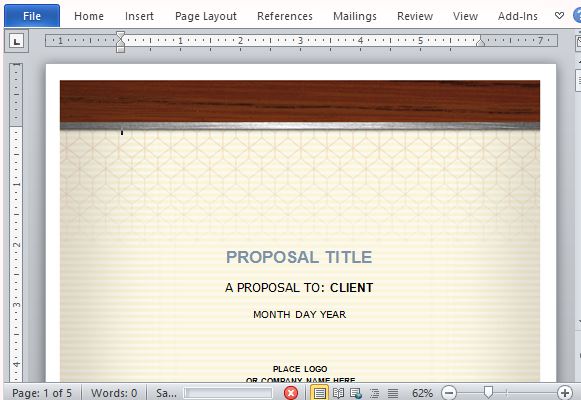 health care proposal template for word word business proposal template