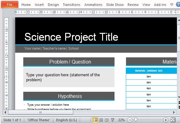 best free powerpoint poster