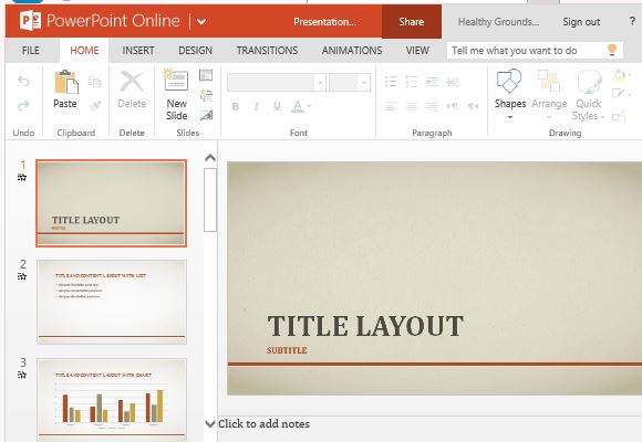 elegant business red line template for powerpoint