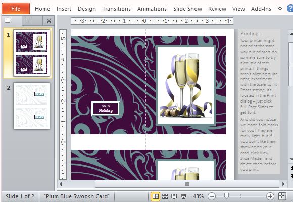 Create Stylish Photo Cards For Events in PowerPoint