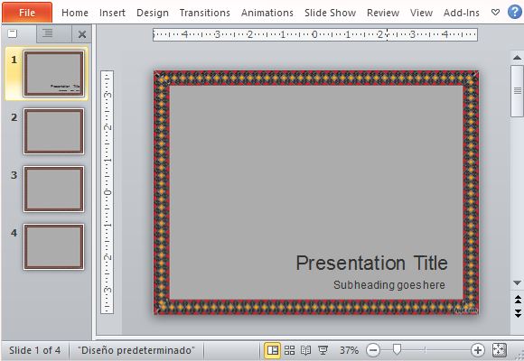 presentation border design