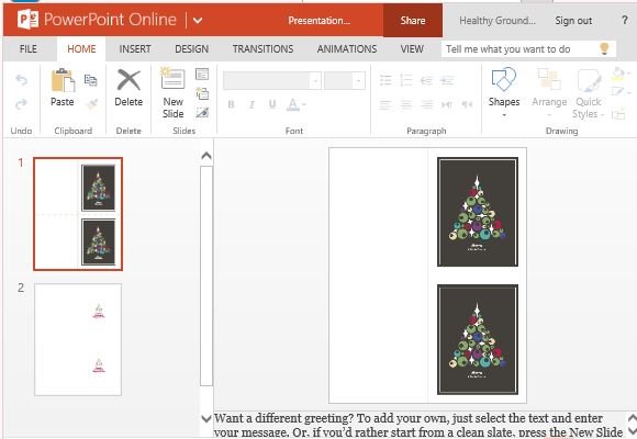 christmas postcard maker
