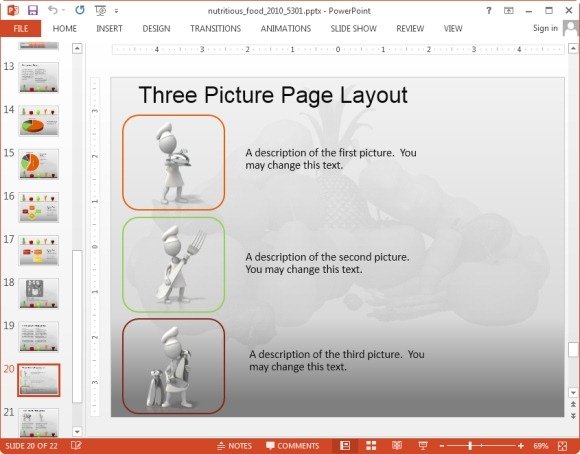 animated nutrition powerpoint templates