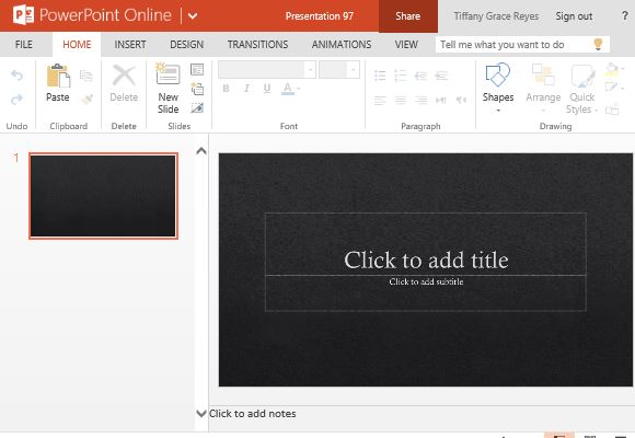 slate presentation