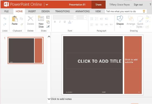 earth tone grid powerpoint template fppt tone powerpoint