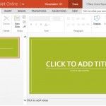 Widescreen Green and White Minimalist Template