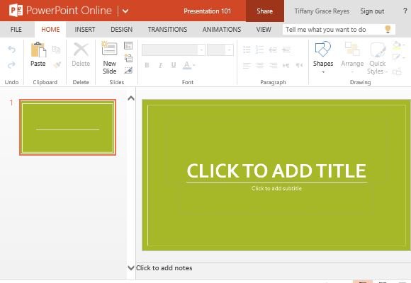 widescreen basis powerpoint template