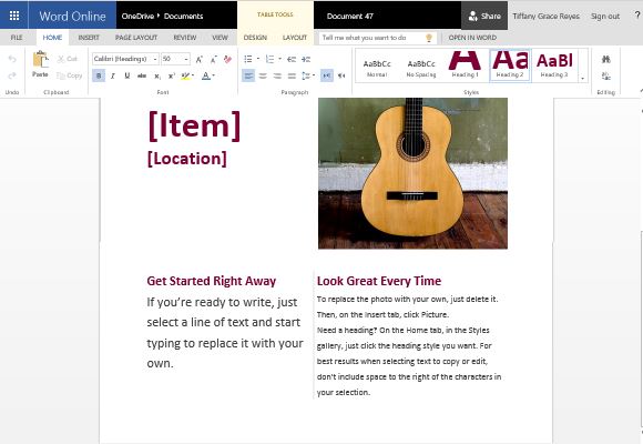 how to create printable reward flyers for lost items