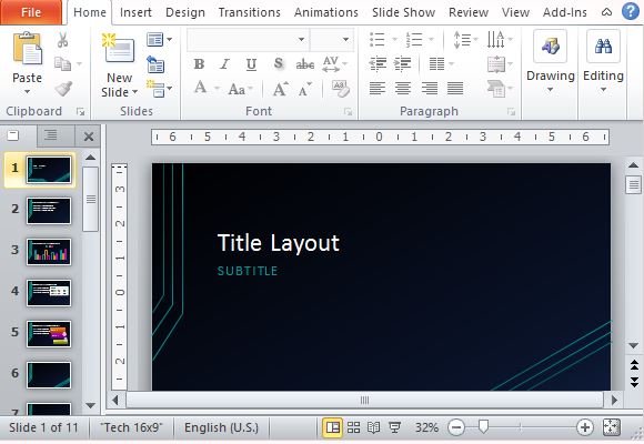 circuit powerpoint template circuit powerpoint template, Presentation templates
