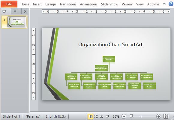 Download Organizational Chart Template Powerpoint