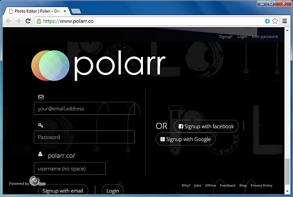 polarr photo editor without internet connection