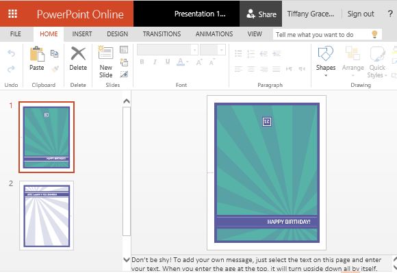 milestone birthday card template for powerpoint online online birthday card maker printable