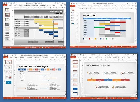animated gantt chart powerpoint templates animated gantt chart powerpoint templates, Presentation templates