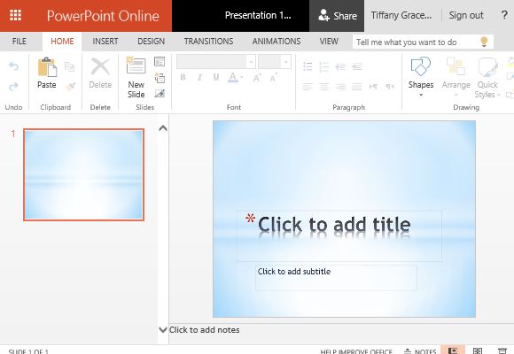 water powerpoint theme
