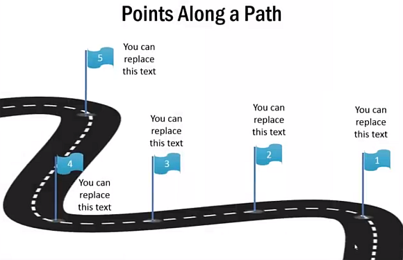 how to draw a 3d roadmap in powerpoint roadmap in powerpoint