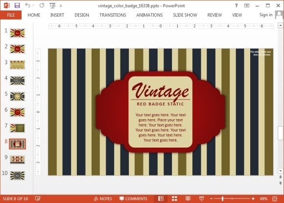 retro powerpoint template barca fontanacountryinn com retro ppt template