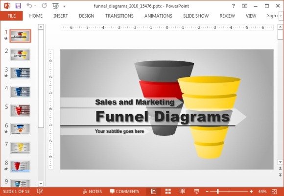 funnel powerpoint template free koni polycode co