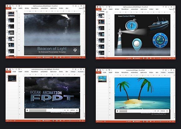 flash presentation templates