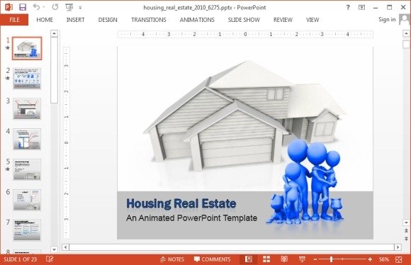 animated real estate powerpoint templates