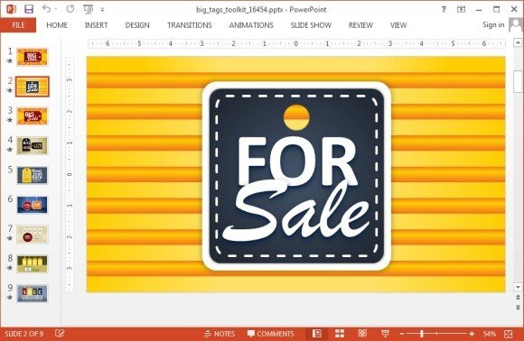 sales tag template for powerpoint jpg fppt