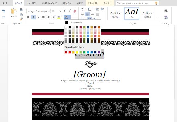 Easily Customize The Template To Suit Your Wedding Theme Fppt Easily Customize The Template To Suit Your Wedding