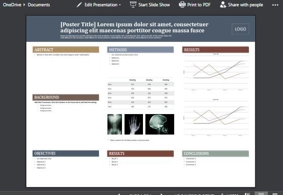 medical poster template for powerpoint informative poster template