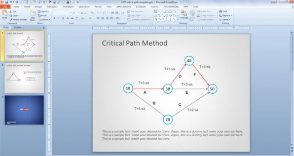 Export <strong>Gantt Chart</strong> from MS Project to <strong>PowerPoint</strong> with ... Critical path template powerpoint